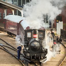 Oplev Danmarks Jernbanemuseum og få 25 % rabat